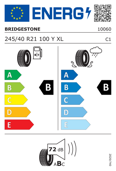 Pneumatici Bridgestone ALENZA 001 XL FR RFT * 245/40 R21 100Y