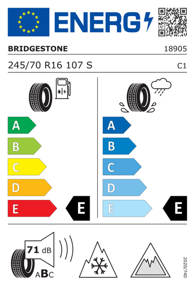 Pneumatiky Bridgestone BLIZZAK DM-V3 245/70 R16 107S