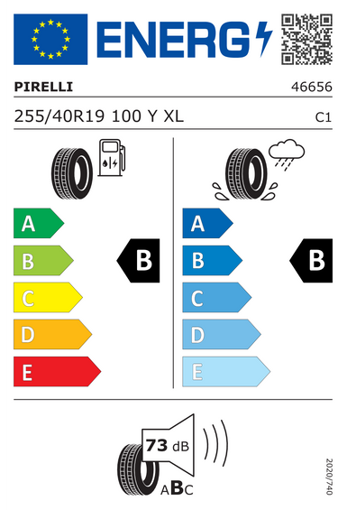 Pneumatiky Pirelli POWERGY 2 255/40 R19 100Y