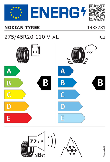 4x RUEDAS 20 Invierno MERCEDES GLS X166 Nokian 275/45 R20