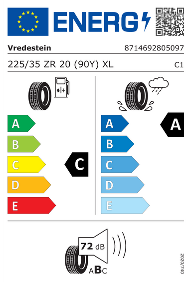 Opony Vredestein ULTRAC PRO XL FSL 225/35 R20 90Y