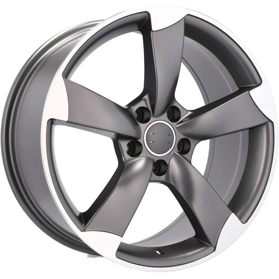 4x jantes 17 s'intégrer dans AUDI A3 8P 8Y 8V A4 B5 B6 B7 B8 A6 C5 C6 C7 A8 D2 Rotor Style - BK217