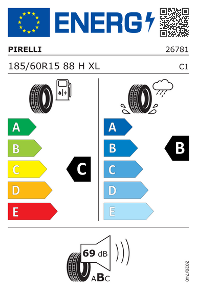 Opony Pirelli Cinturato P1 Verde 185/60 R15 88H