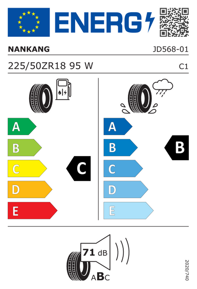 Tires Nankang CROSS SPORT SP-9 225/50 R18 95W