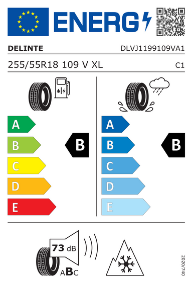 Pneumatiky Delinte AW7 255/55 R18 109V