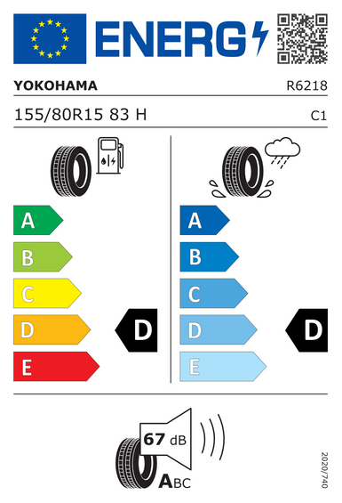 Neumáticos Yokohama GT SPECIAL CLASSIC Y350 155/80 R15 83H