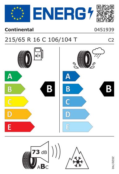 Pneumatiky Continental VanContact A/S Ultra 215/65 R16 106T