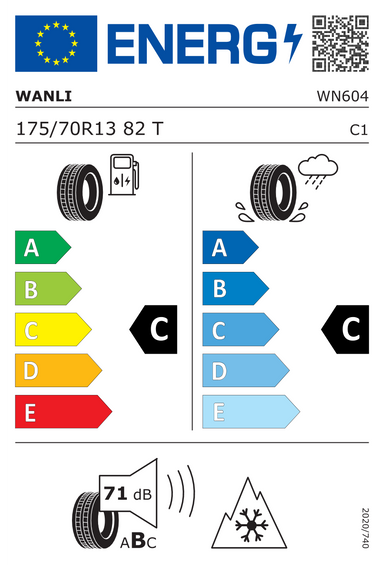 Pneumatiky Wanli SW611 175/70 R13 82T