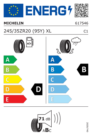 Neumáticos Michelin PILOT SPORT 4S XL FR N0 245/35 R20 95Y