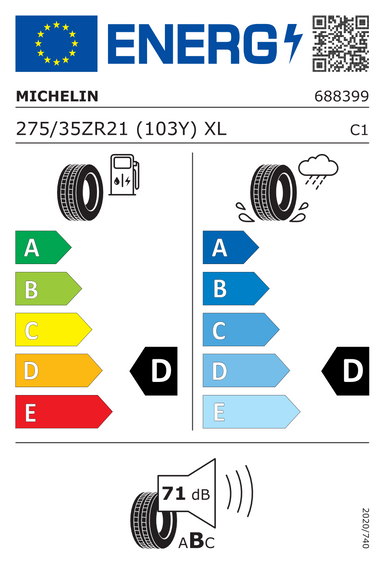 Anvelope Michelin PILOT SPORT CUP 2 XL MO1 275/35 R21 103Y