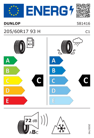 Opony Dunlop WINTER SPORT 5 SUV 205/60 R17 93H