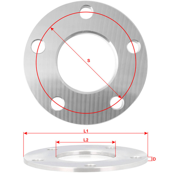 Separador de rueda 5x110 / 65.1 / 5mm / Opel, Alfa Romeo