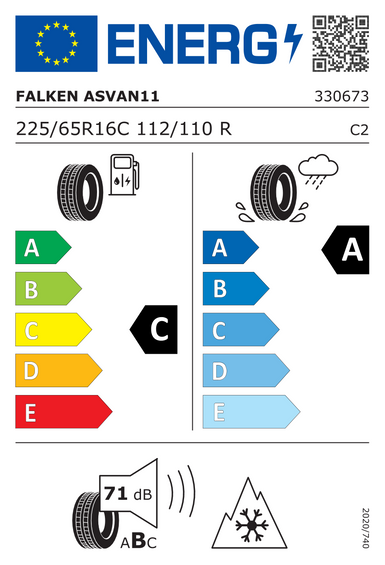 Pneus Falken EUROALL SEASON VAN11 225/65 R16 112R