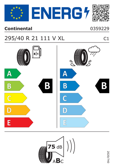 Pneumatiky Continental CrossContact RX XL FR NE0 295/40 R21 111V