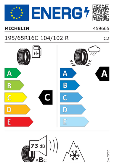 Opony Michelin AGILIS CROSSCLIMATE 195/65 R16 104R