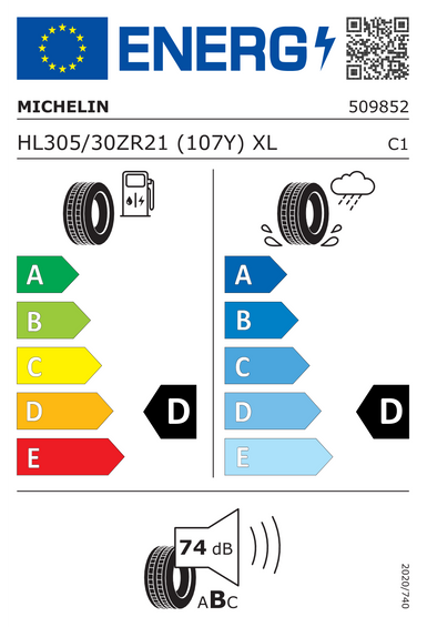Opony Michelin PILOT SPORT CUP 2 R HL MO1 305/30 R21 107Y