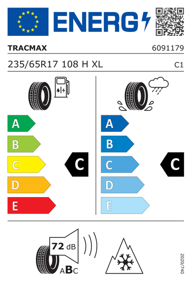 4x KOŁA 17 Zimowe BORGWARD BX7 TS Tracmax 235/65 R17
