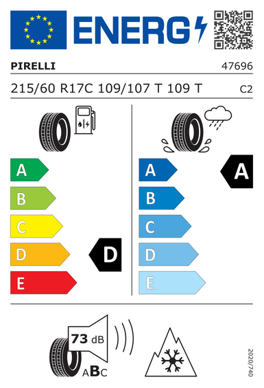 4x RODAS 17 Inverno KIA PV5 SW1 Pirelli 215/60 R17