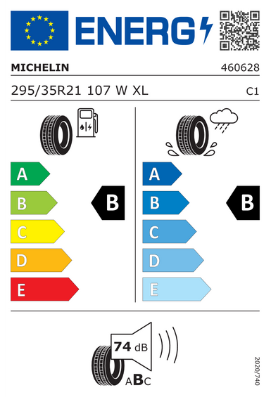 Tires Michelin PILOT SPORT 295/35 R21 107W