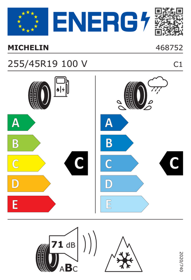 4x KOLA 19 Zimní CUPRA TERRAMAR Michelin 255/45 R19