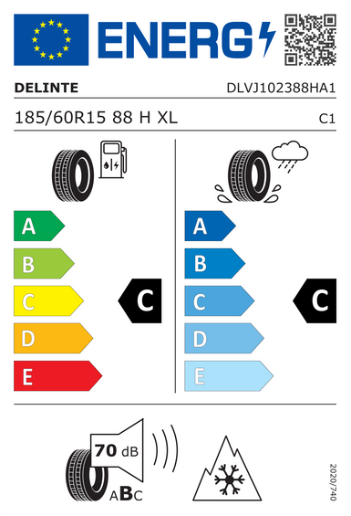 Pneus Delinte AW7 185/60 R15 88H