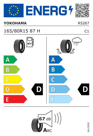 Neumáticos Yokohama GT SPECIAL CLASSIC Y350 165/80 R15 87H