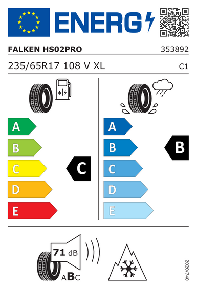 4x RUEDAS 17 Invierno BORGWARD BX7 TS Falken 235/65 R17
