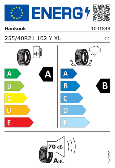 Neumáticos Hankook iON evo IK01 255/40 R21 102Y