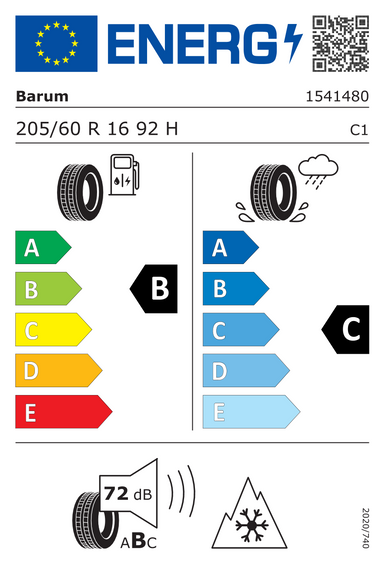Neumáticos Barum POLARIS 6 205/60 R16 92H